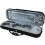 Sky Estuche para viol?n SKY 1/4 rectangular, ligero, con higr?metro, negro/gris 2