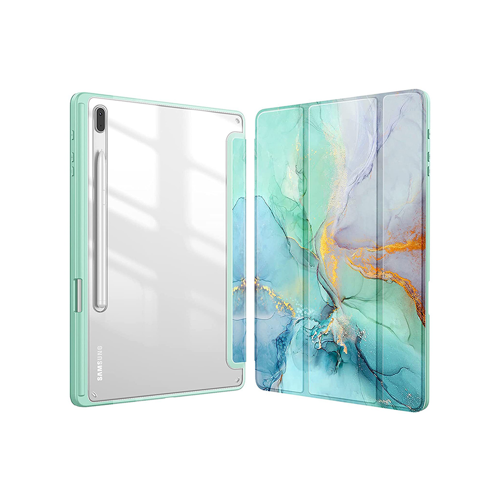 (Emerald Marble, A9 8.7 Inch) For Samsung Galaxy Tab S9 S8 S7 Plus Fe 12.4 Inch Green 976662337573