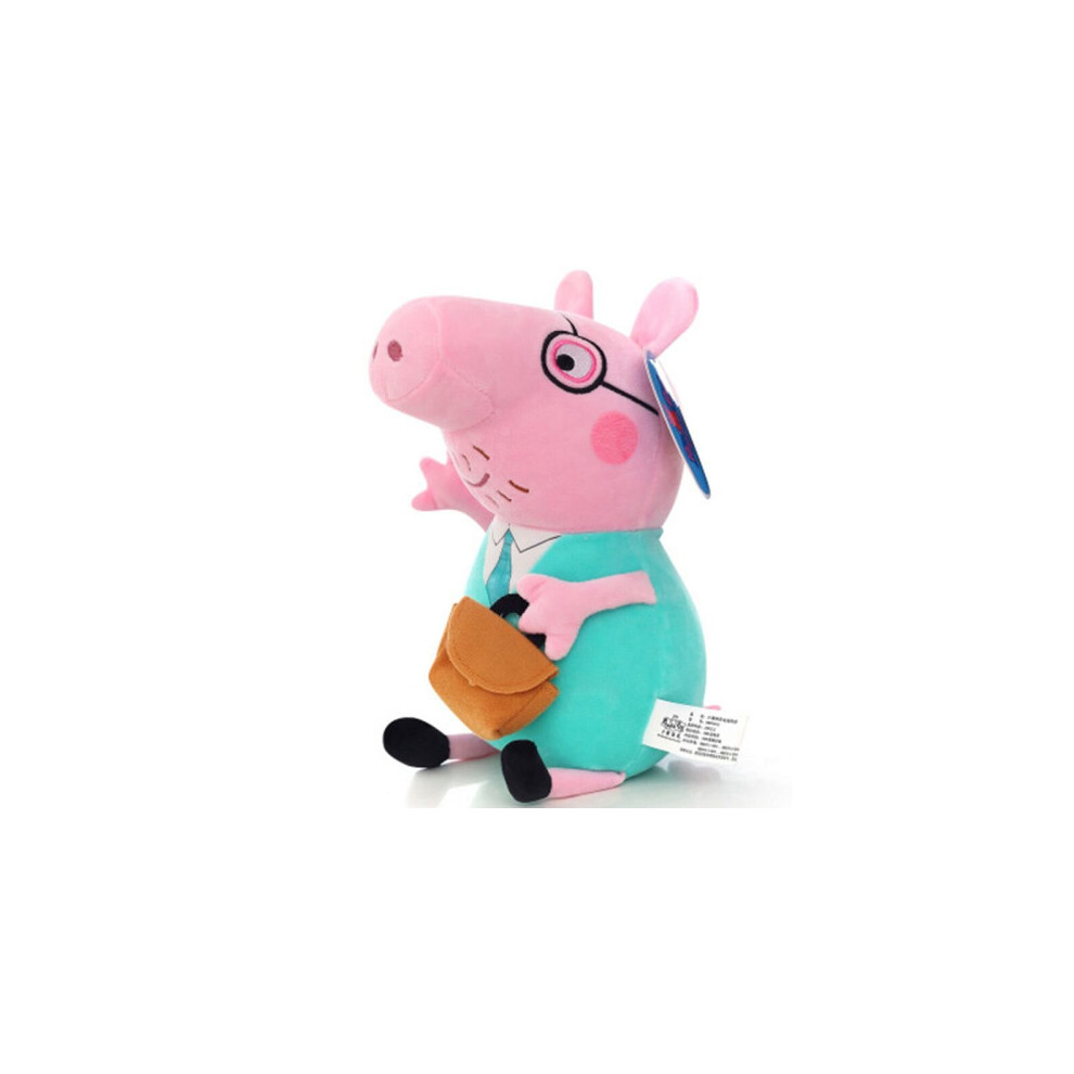 Doyarbim (Daddy Pig, 50Cm) Peppa Pig George Mummy Daddy Plush Toy Stuffed Doll Kids Gift