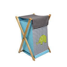 Bacati - Ko k Elephants Aqua/Lime/Grey