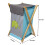 Bacati - Ko      k Elephants Aqua/Lime/Grey 4