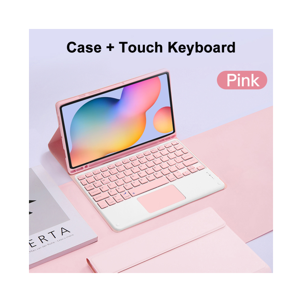 ( C, Russian Keyboard) Case For Samsung Galaxy Tab S6 Lite 10.4 Inch Deta Pink 976662329547