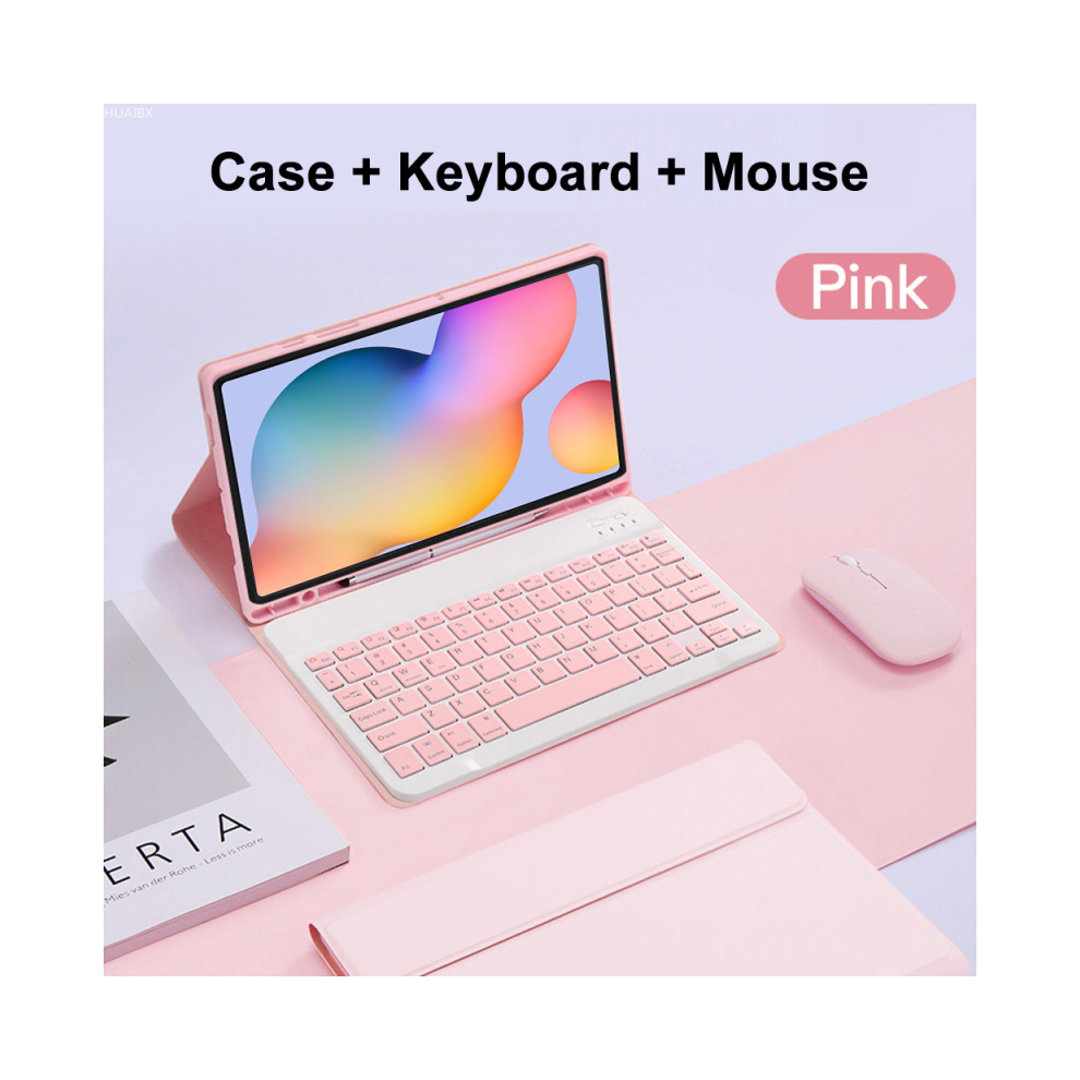 ( B, Hebrew Keyboard) Case For Samsung Galaxy Tab S6 Lite 10.4 Inch Deta Pink 976662329691