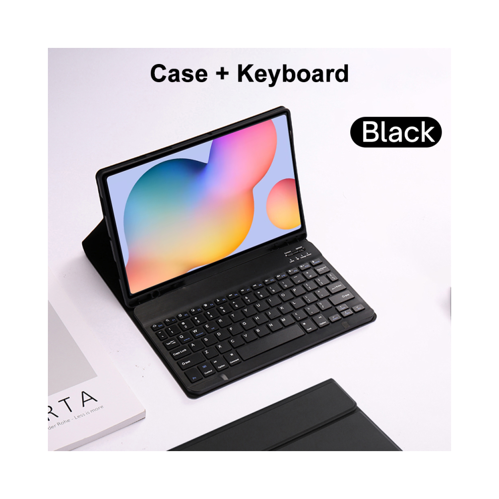 ( A, Russian Keyboard) Case For Samsung Galaxy Tab S6 Lite 10.4 Inch Deta Black 976662330178