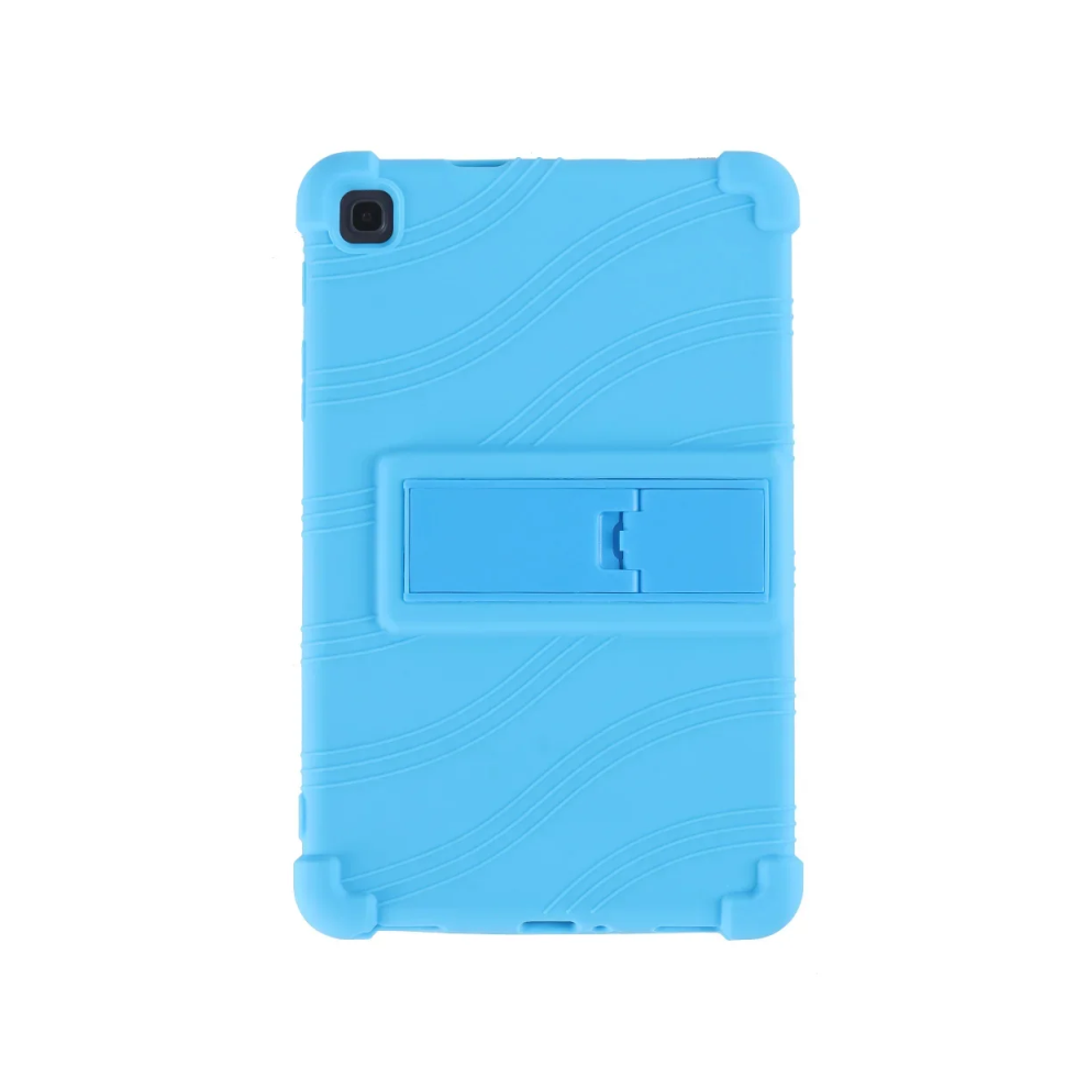 (Sky Tab A7 Lite 8.7 T225) Cornors Silicon Cover With Kickstand For Funda Sam Blue 976662357557