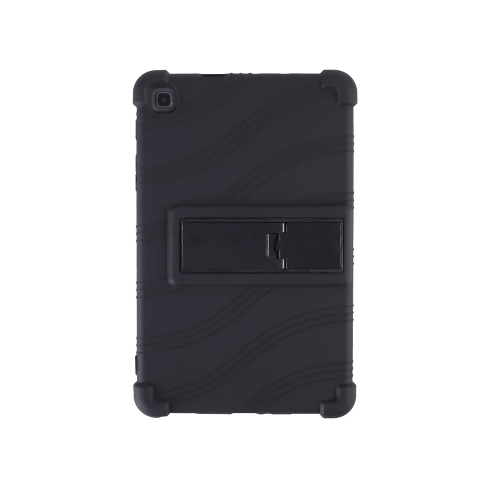 (, Tab A7 Lite 8.7 T225) Cornors Silicon Cover With Kickstand For Funda Sam Black 976662357519