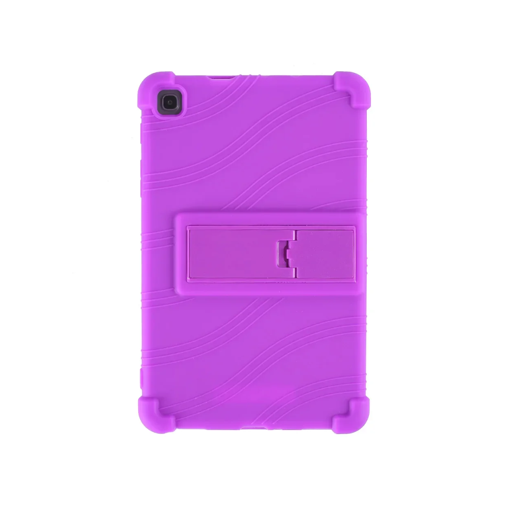 (, Tab A7 Lite 8.7 T220) Cornors Silicon Cover With Kickstand For Funda Sam Purple 976662357656