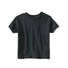 Detsk    tricko s kr   tkym ruk   vom Rabbit Skins, 145 g, d   ersej, 4T, cierne