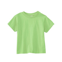 Detsk    tricko s kr   tkym ruk   vom Rabbit Skins, 5,5 oz. Jersey, 4T, limetkov