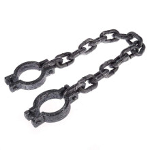 Bezall Halloween Keten Plastic Polsboeien Gevangenis Handboeien Links voor Halloween Haunted Decoratie Kostuum Party Trick Props