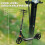 AIYAPLAY Kids Scooter, Foldable Kick Scooter w/ Adjustable Handlebar, Black 8
