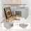 Bingopaw Cat Litter Box Front Entry Top Exit Toilet Boxes  Tray with Scoop 5