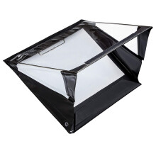 Portablocco impermeabile Paperdry Letter Landscape - Materiale PVC di alta qualit - Garanzia di 18 mesi - Lettera Landscape Nero