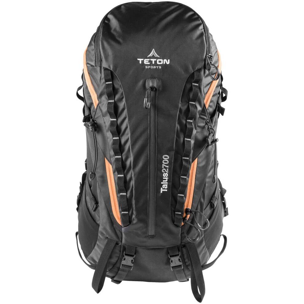 TETON Sports Talus 2700 Backpack - Multi-Day Backpack with Internal Frame - Adjustable Backpacking Gear with Integrated Rain Cover Tent Poncho Hydra