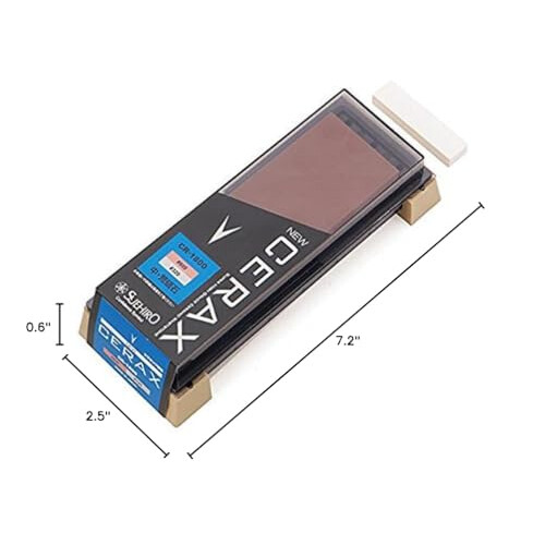 Suehiro New Cerax Double-sidet Whetstone (Medium & Medium Rough) CR-1800 2