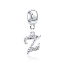 SOUKISS Letter Z Bedel Sterling Zilver 925 Initial Az Alfabet Kralen Naam Bedel voor Armband Bedels
