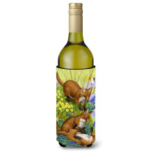 """" Comorile Carolinei ASA2131literk FOX CUBS BLOASTA DE VIN KOOZIE HUGGER 750 ML MULTICOLOR """"