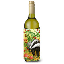 """" Caroline's Comorsures Badger Vin Bottle Koozie Hugger 750 ml multicolor """"