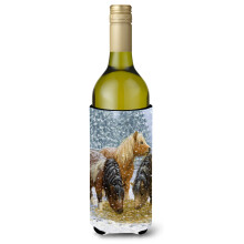 """" Comorile Carolinei Shtetl ?i Ponei Buttle de vin Koozie Hugger 750 ml multicolor """"