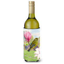 """" Comorile Carolinei ASA2145LITERK European Greenfinch Vin Bottle Koozie Hugger 750 ml multicolor """"