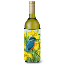 """" Comorile Carolinei Kingfisher n galben Irise Bottle Koozie Hugger 750 ml multicolor """"