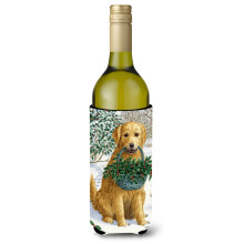 """" Comorile Carolinei labrador galben ?i holly vin de vin Koozie Hugger 750 ml multicolor """"