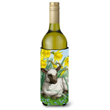 """" Caroline's Treasures Miel Vin Bottle Koozie Hugger 750 ml multicolor """"