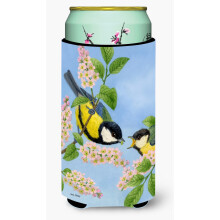 "" Caroline's Comorsures Blue Tits Birds Baiat nalt Koozie Hugger Multicolor """"
