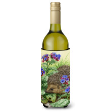 """" Caroline's Treasures Hedgehog Bottle Koozie Hugger 750 ml multicolor """"