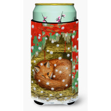 "" Caroline's Treasures Fox Dormitnd n zapada baiat nalt Koozie Hugger multicolor """"