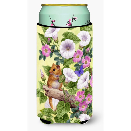 """" Caroline's Comorsures Dormouse Tall Boy Koozie Hugger multicolor """"