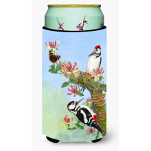 Caroline's Treasures Woodpeckers Tall Boy Koozie Hugger Multicolor