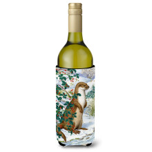 """" Caroline's Treasures Otter Vin Bottle Koozie Hugger 750 ml multicolor """"