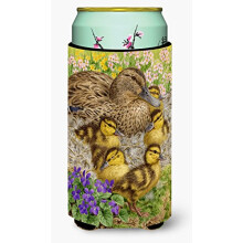 Caroline's Treasures ASA2084TBC Mallard Duck och ungar Tall Boy Cooler Sleeve
