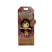 Watchover Voodoo 3-Inch Wonder Girl Keychain - Handcrafted Gift to Bring Good Luck and Positivity Everywhere You Go