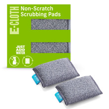 E-Cloth Non-Scratch Scrubbing Pads - Scrubbing Dish Sponges Kitchen Cleaning Kit - Reusable Scrubber Sponges for Dishes and Cleaning - Non-Scratc