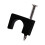 Qualgear 6mm kabelklip Black 100 Pack CC2-B-100-P 1