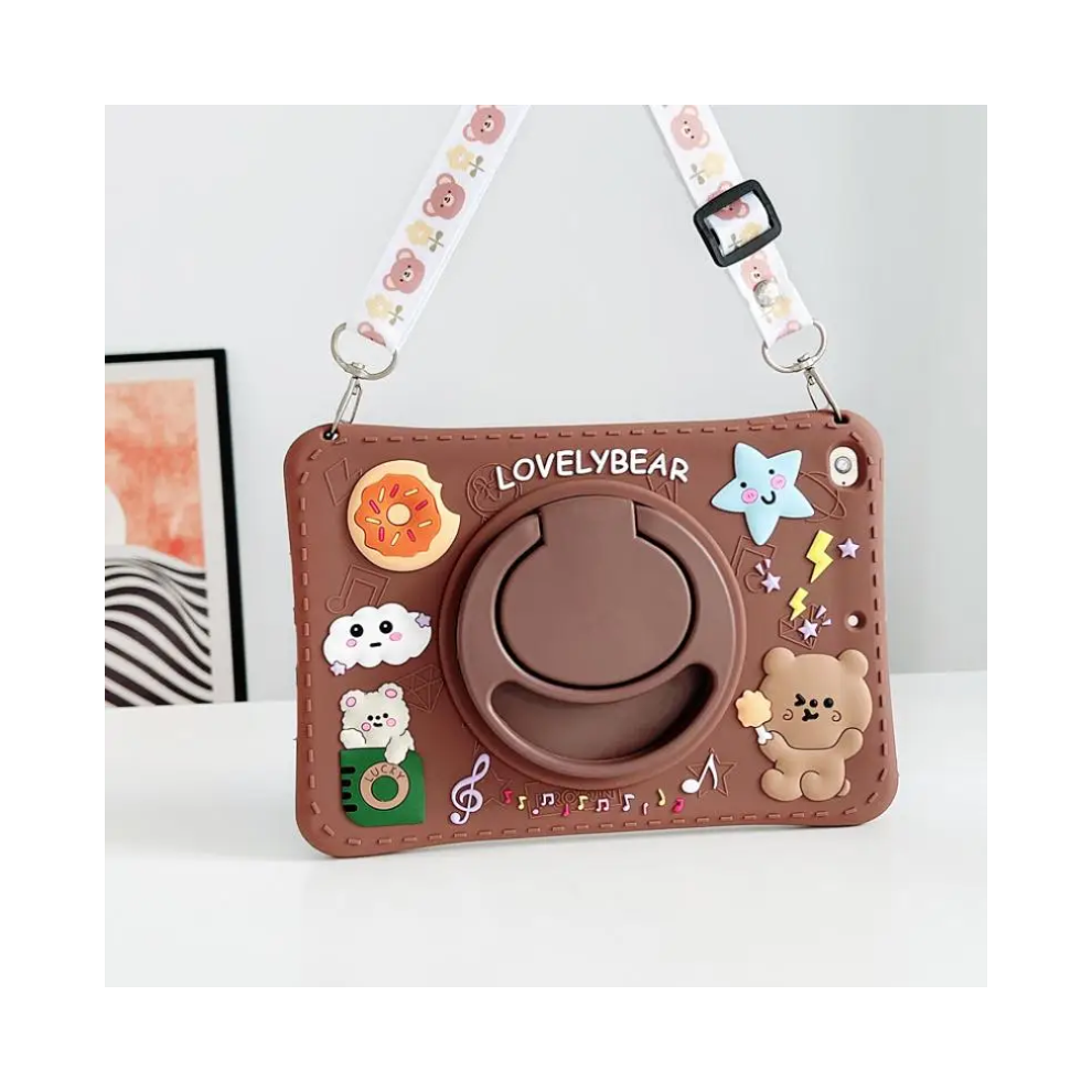 ( Bear-Belt, T510 T515 10.1Inch) Kids Case For Samsung Galaxy Tab A 8.0 Sm-T290/T29 Brown 976662381712