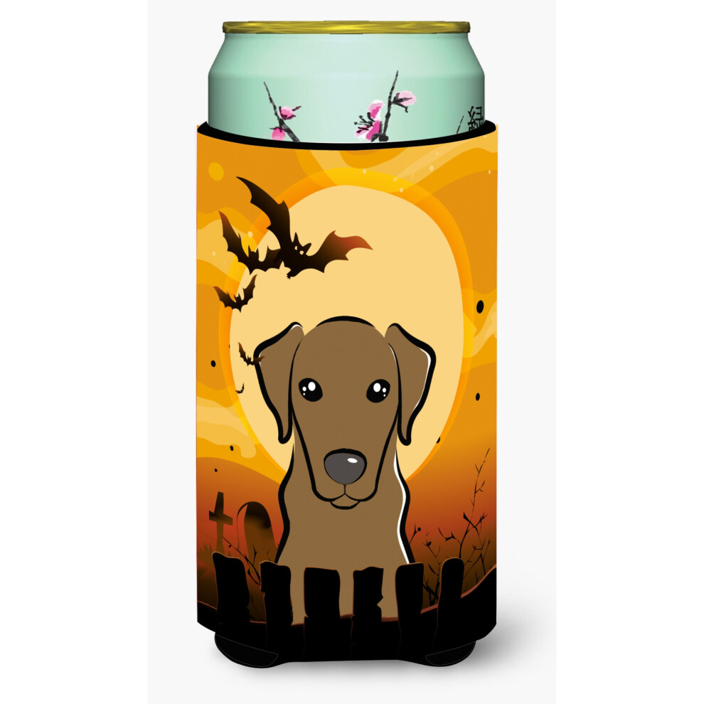 Caroline's Treasures Labrador Chocolat D'halloween, Grand Gar On, Koozie Hugger Multicolore-image