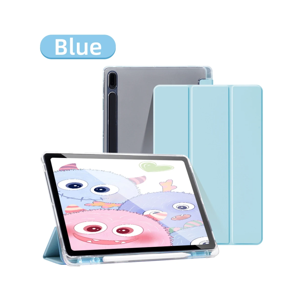 (Light Tab S7 S8 11In) Case For Samsung Galaxy Tab S9 Fe 11 S8 S7 Plus Fe Blue 976662388087