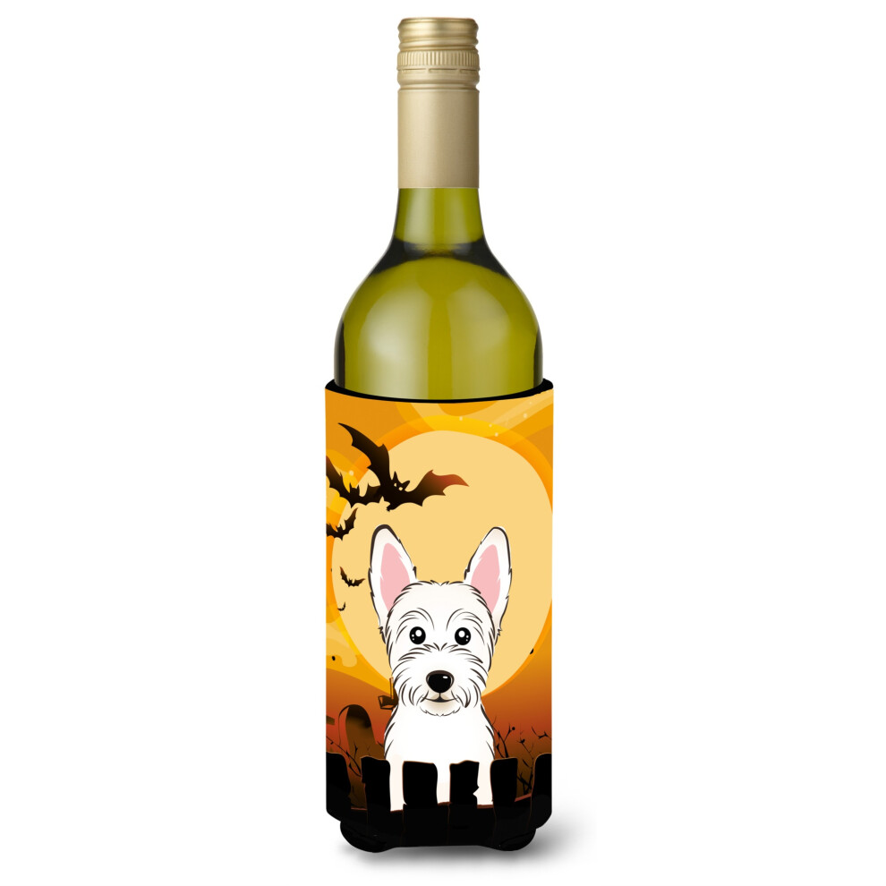 ""Caroline's Treasures Halloween Westie Wijnfles Koozie Hugger 750 Ml Multicolor""-image