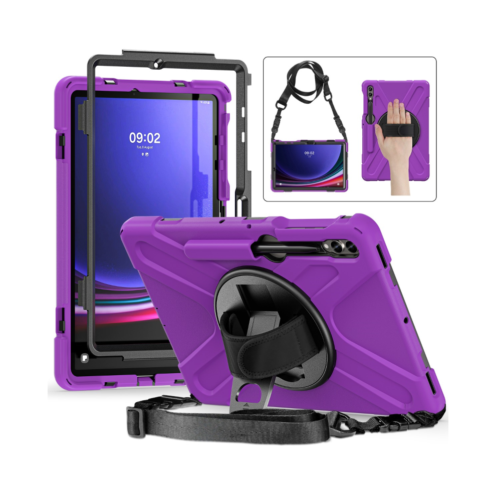 (, S9 Plus 2023 X810) Case For Samsung Galaxy Tab S9 Plus 12.4 2023 X810 Purple 976662383822