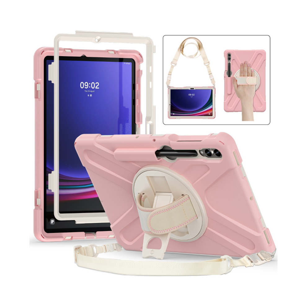 (, S9 Plus 2023 X810) Case For Samsung Galaxy Tab S9 Plus 12.4 2023 X810 Pink 976662384119