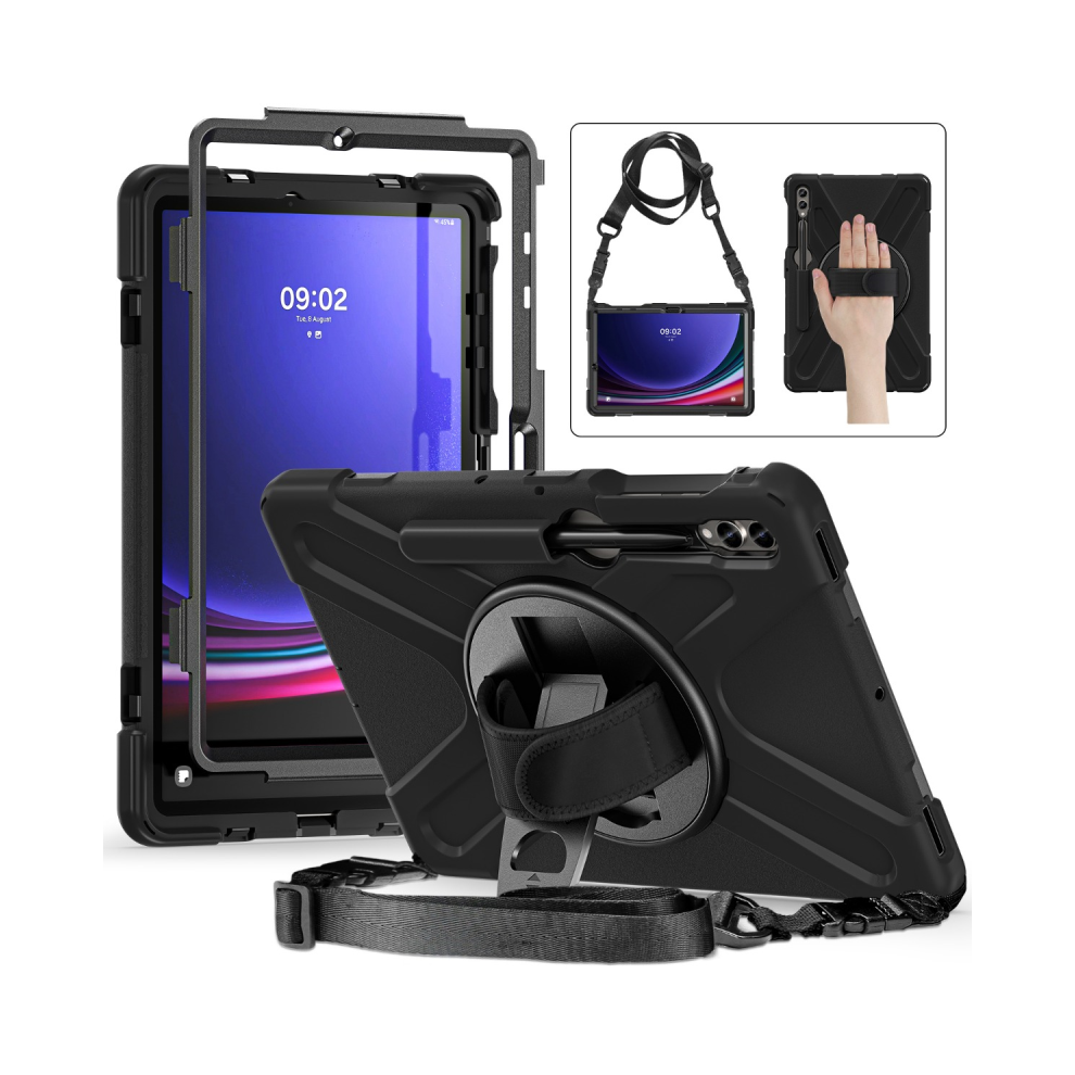 (, S9 Plus 2023 X810) Case For Samsung Galaxy Tab S9 Plus 12.4 2023 X810 Black 976662384324
