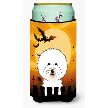 """"Caroline's Treasures Halloween Bichon Frise Tall Boy Koozie Hugger Veelkleurig""""