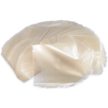 Crinklee Clear Caramel Candy and Chocolate Wrappers Natural Cellophane 1000 Square Sheets 5x5 inches