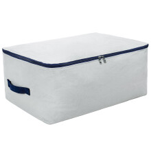 100% Natural Canvas Cotton Large Size Soft Storage Organiser Bags for Queen/King Size Blankets  Duvets  Pillows  Down Jackets  Breathable and Washable