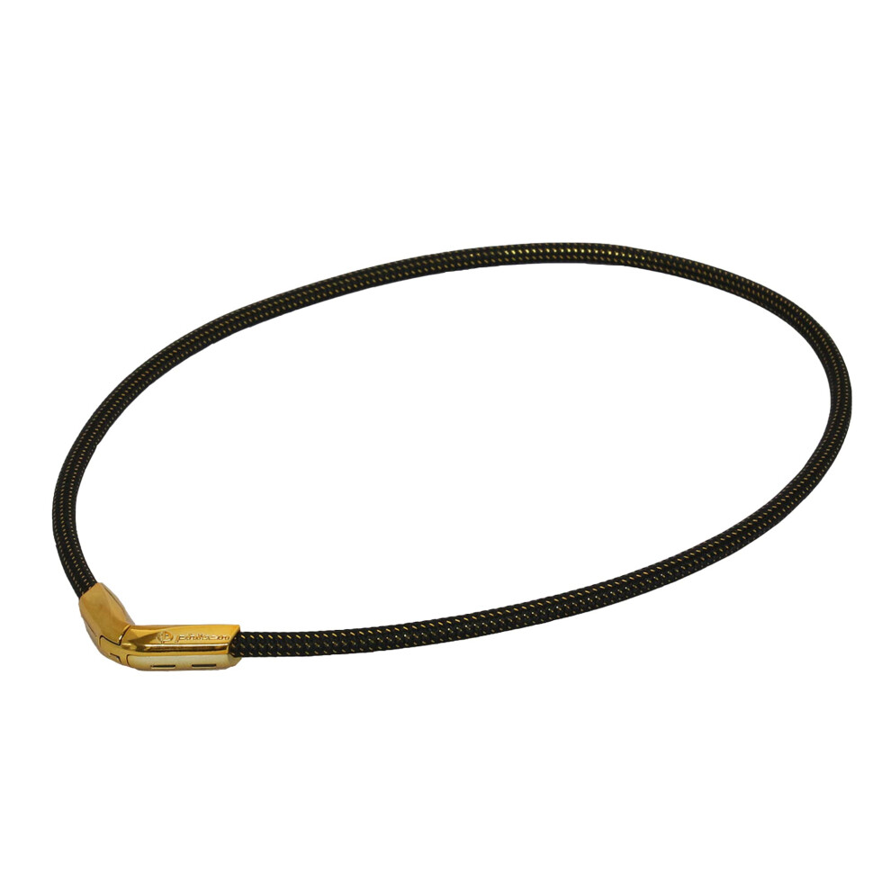 Collier PHITEN X50 Titane V-Edge Or 20