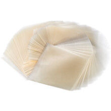 Crinklee Clear Caramel Candy and Chocolate Wrappers Natural Cellophane 1000 Square Sheets 4,25x4,25 tommer