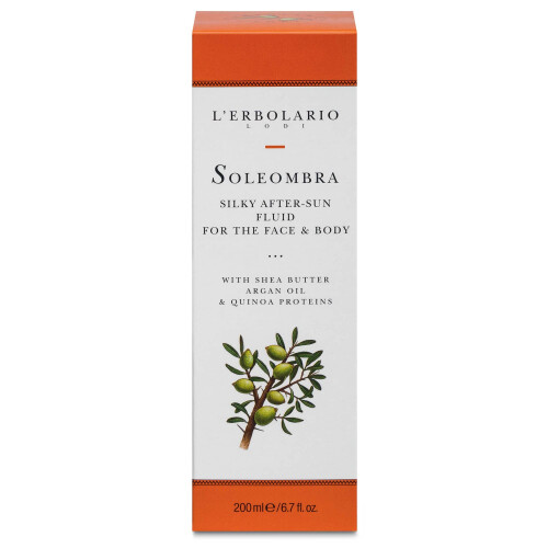 L'Erbolario Soleombra Σατινέ Υγρό Μετά τον Ήλιο - Ορός Ανακούφισης - 6.7 oz 2